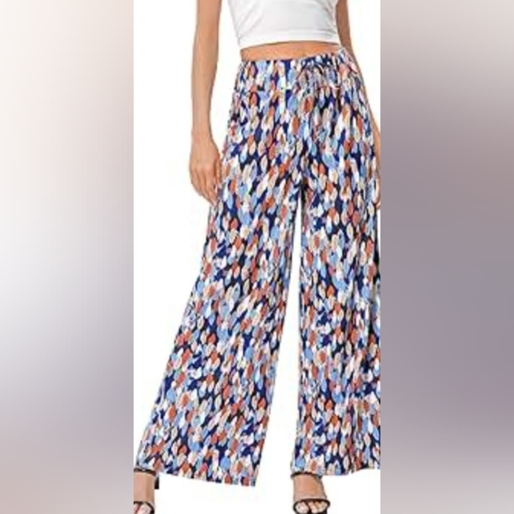 BOHEMIAN Style Pants. Size L multi Colored